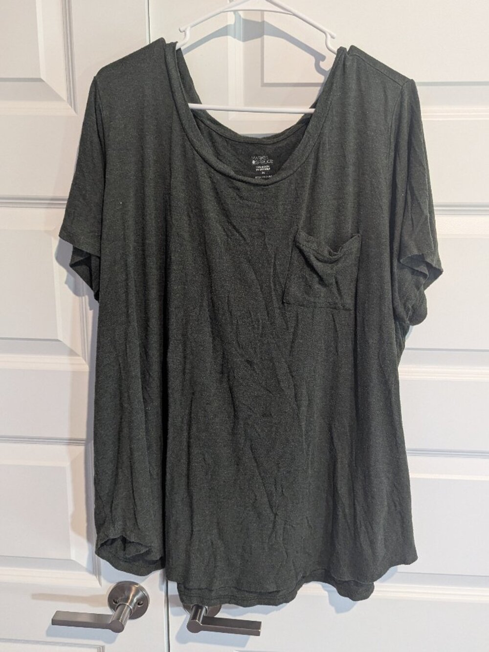 Market & Spruce - Olive Green Pocket Tee - 3X